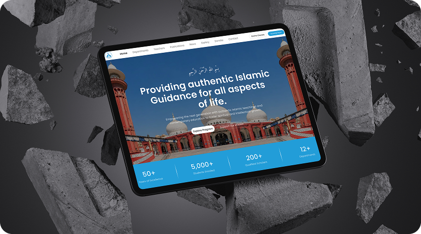Darul Uloom Memon website preview