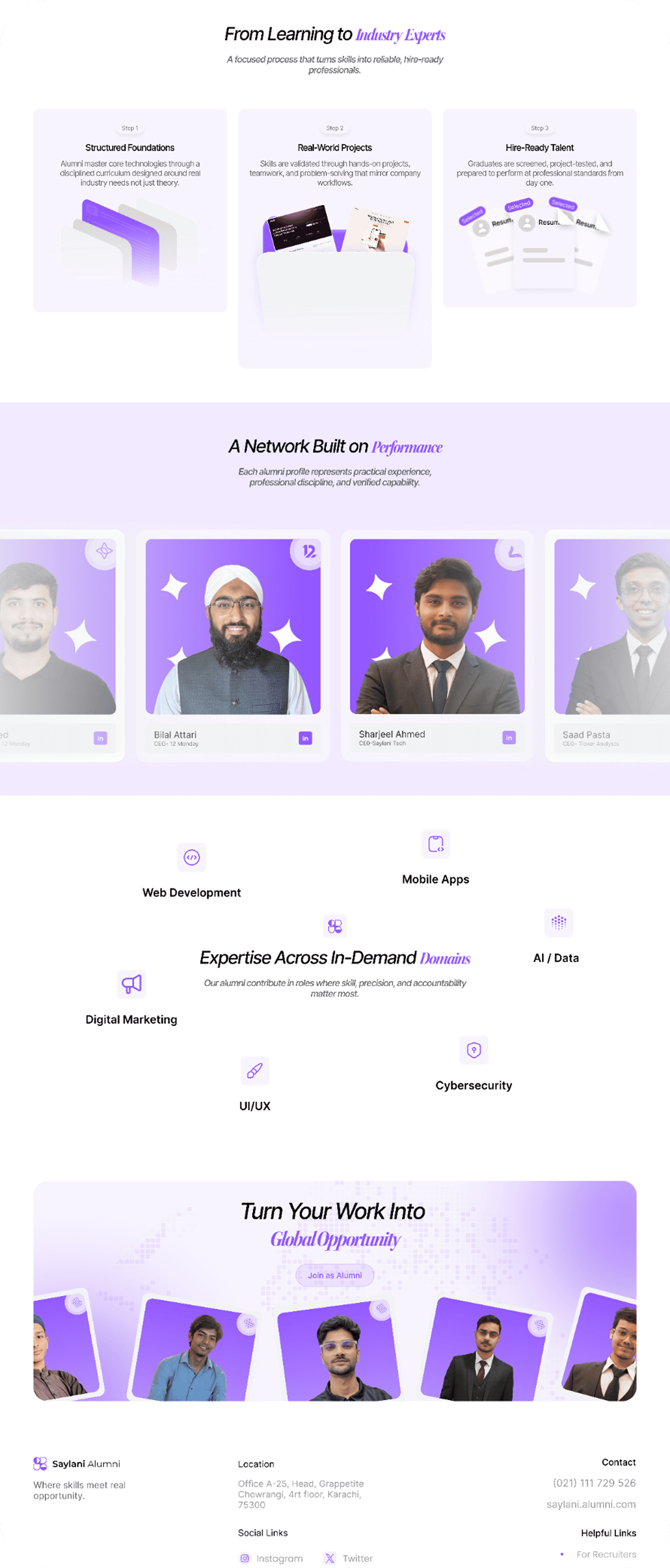 Landing Page