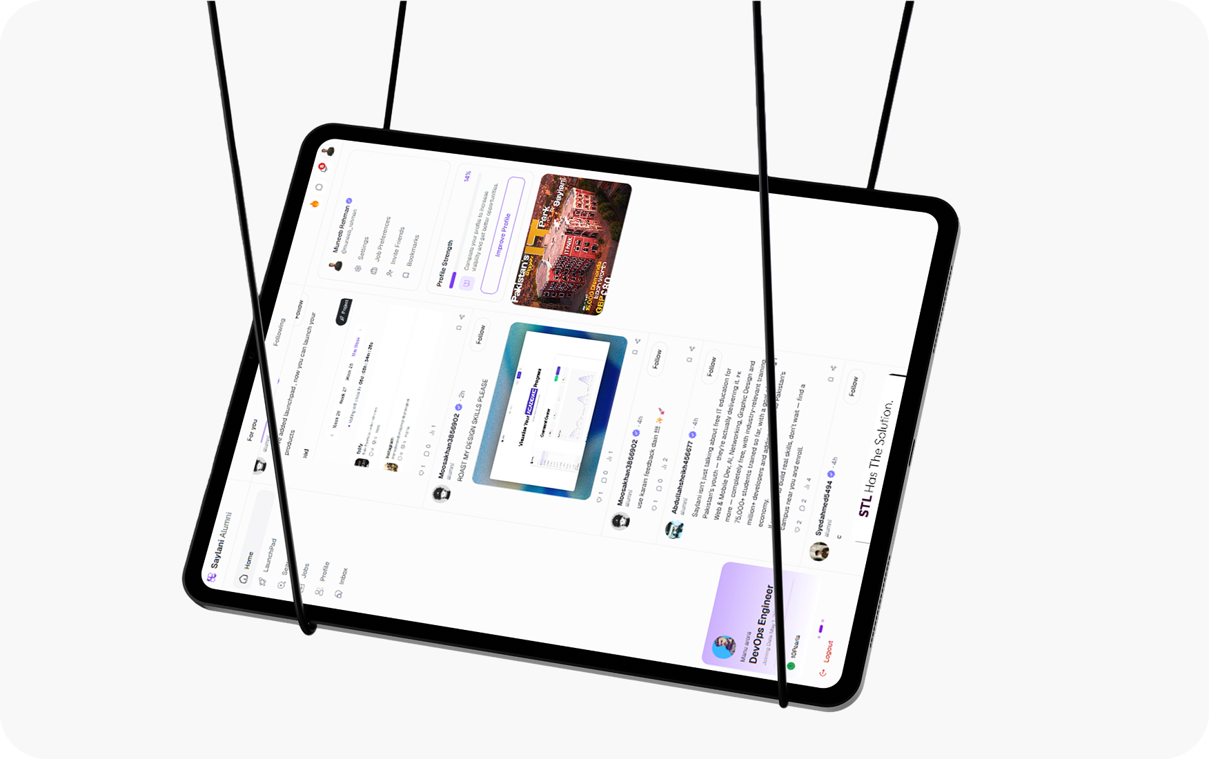 Tablet Academic Schedule